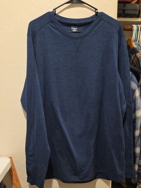 Men's Navy Crewneck Sweatshirt - Unbranded